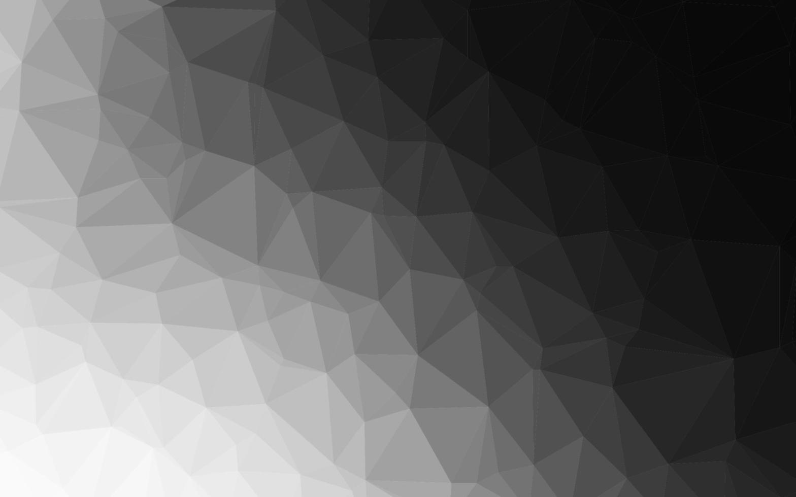 argent foncé, modèle polygonal vectoriel gris.