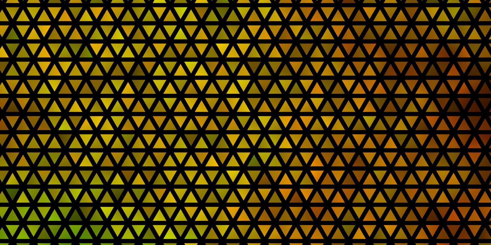 fond de vecteur vert foncé, jaune avec un style polygonal.