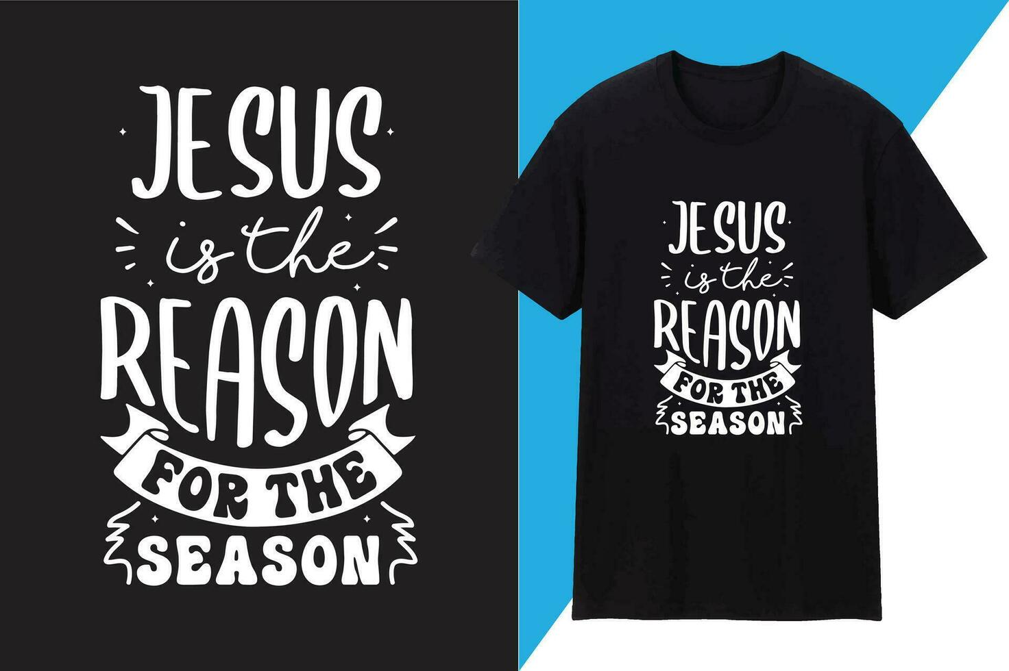 Jésus est le raison pour le saison t chemise conception vecteur