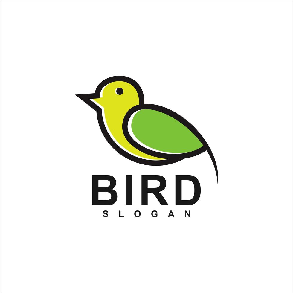 oiseau, logo, modèle, conception, vecteur, icône, illustration vecteur