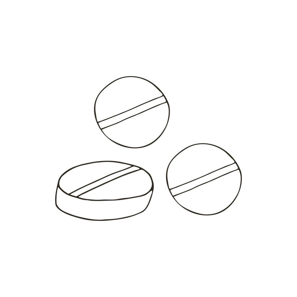 icône de vecteur dans le style de dessin à la main. image isolée sur fond blanc