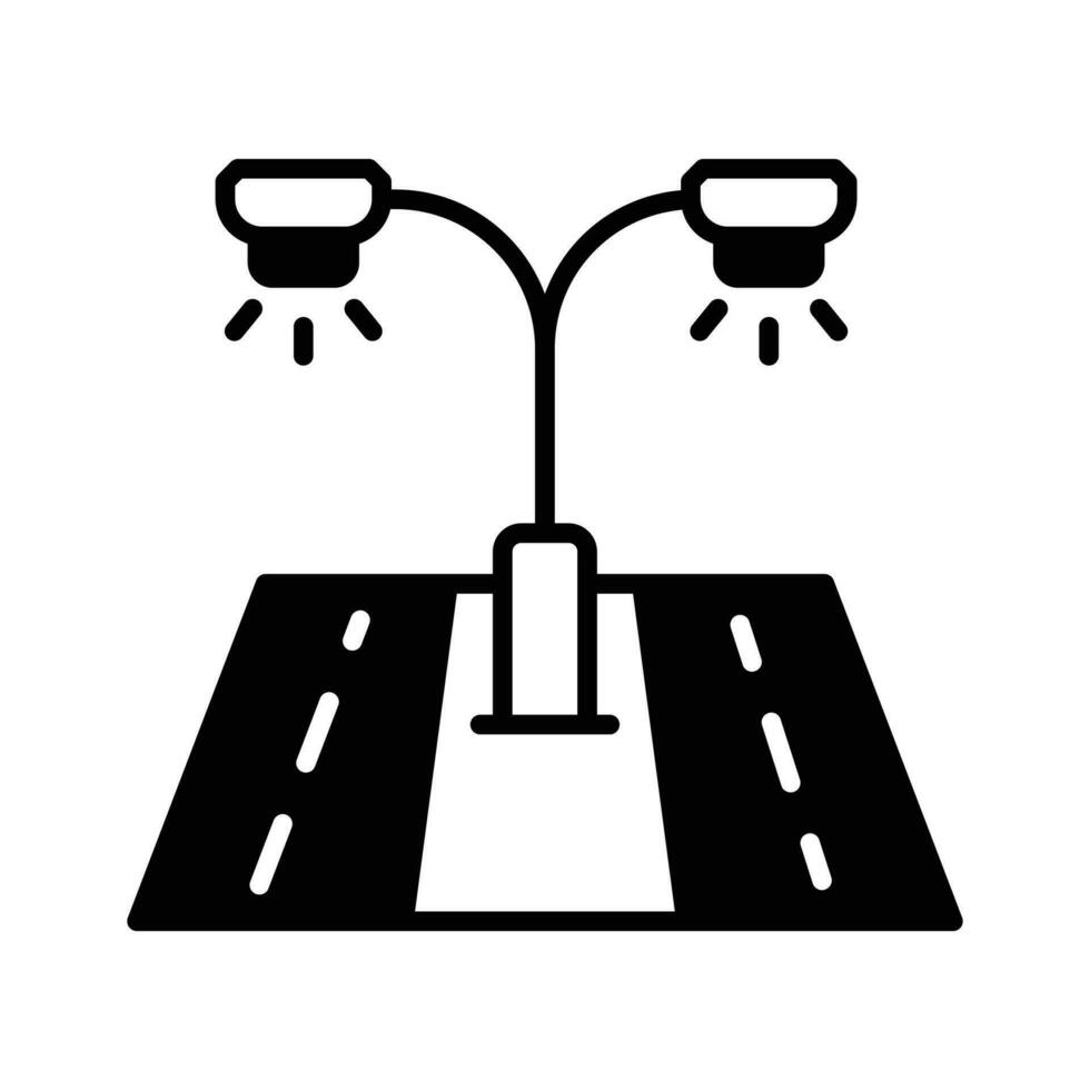 route lumières vecteur conception, ville éléments Icônes isolé sur blanc Contexte