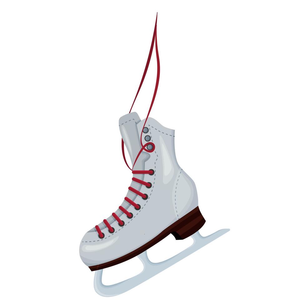 une chaussure pour le patinage. icône. illustration vectorielle isolée sur fond blanc vecteur