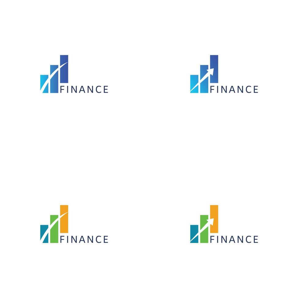 vecteur libre de logo de finance d'entreprise