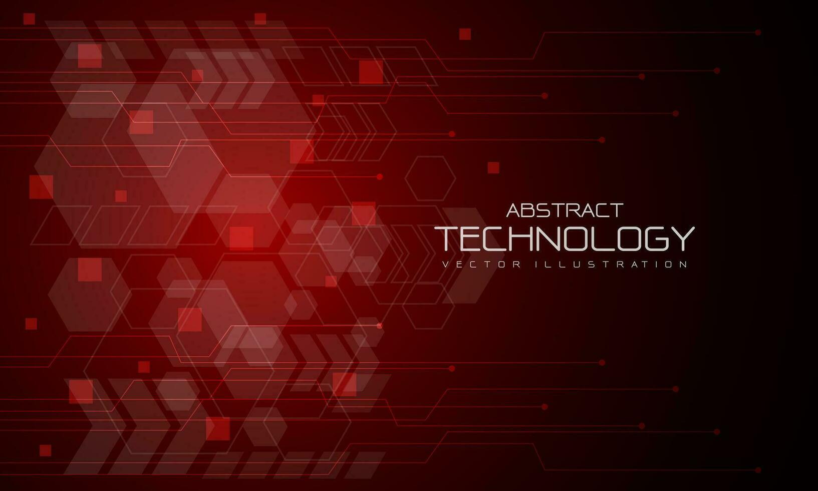 abstrait La technologie rouge noir concept innovation futuriste Les données l'Internet réseau lien Contexte vecteur