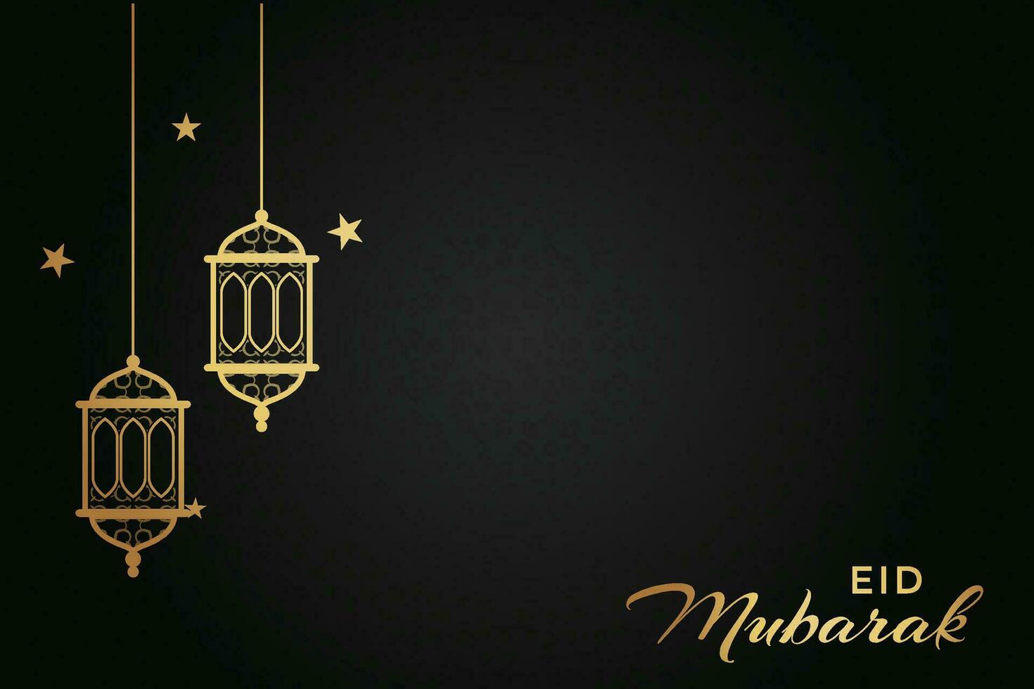 eid al-fitr mubarak salutation carte avec mosquée et arabe texte vecteur