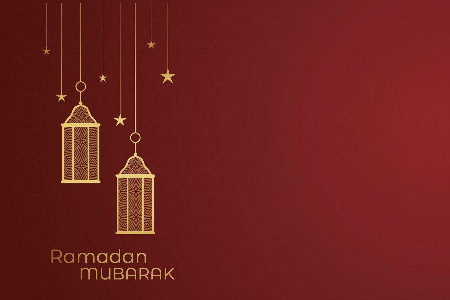 Ramadan eid mubarak salutation carte avec mosquée silhouette gratuit vecteur illustration