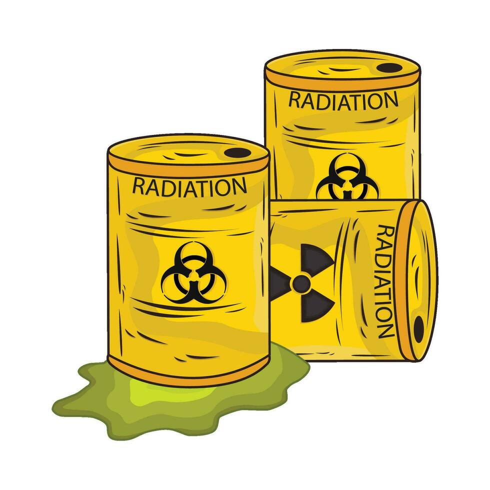 illustration de radiation vecteur