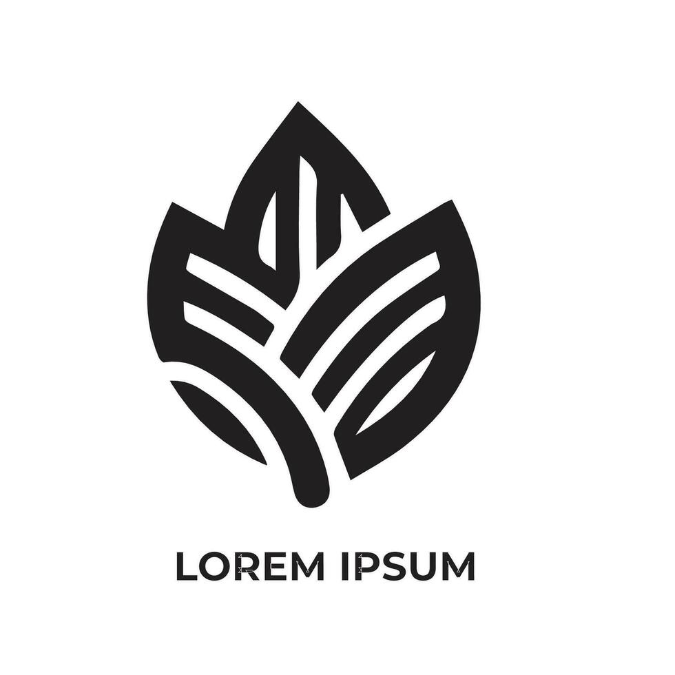 feuilles icône vecteur isolé sur blanc Contexte. divers formes de feuilles de des arbres et les plantes. éléments pour éco et bio logos.