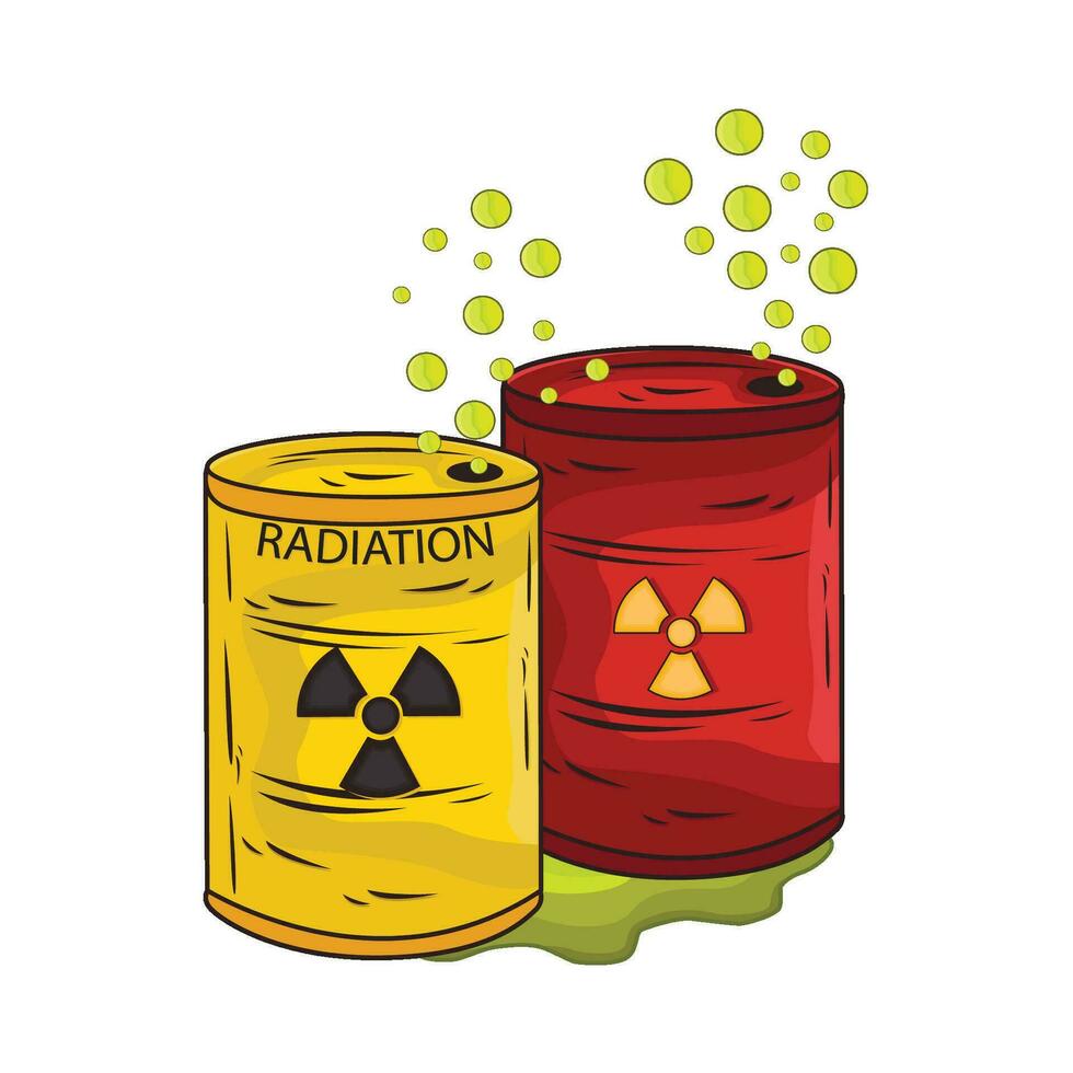 illustration de radiation vecteur