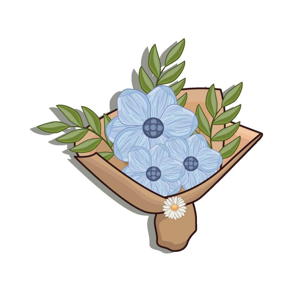 illustration de fleur bouquet vecteur