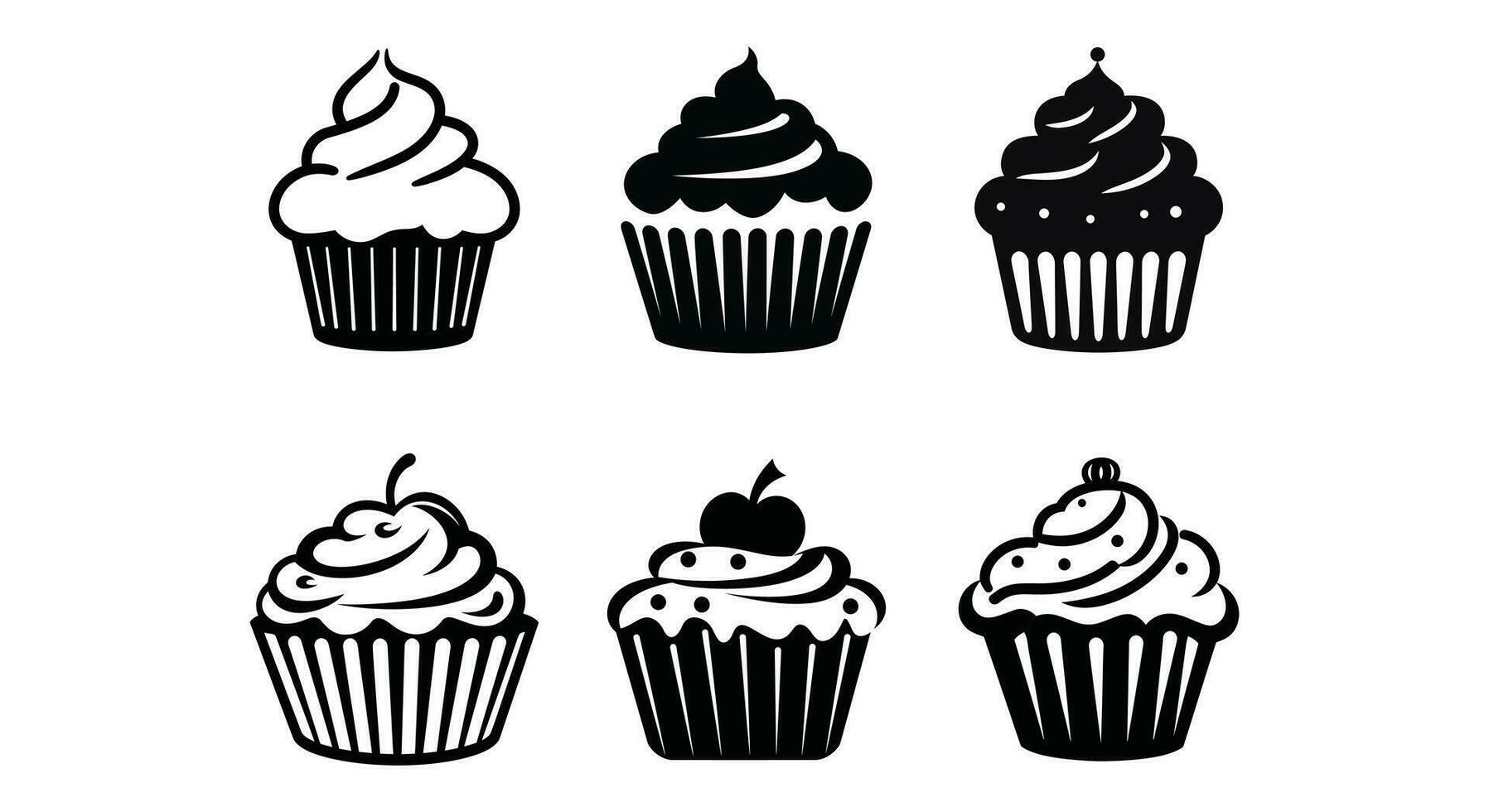 muffin pays des merveilles clipart séries vecteur