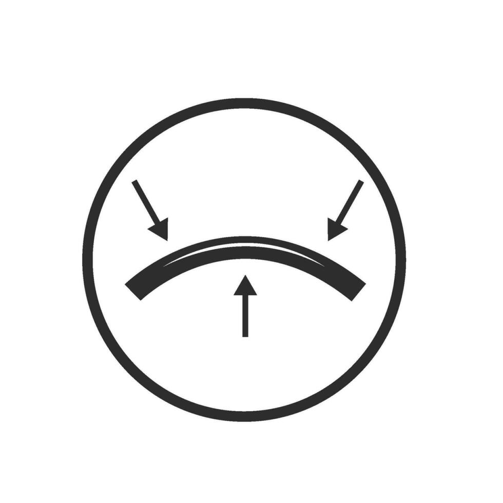 élasticité Matériel icône vecteur élément conception modèle