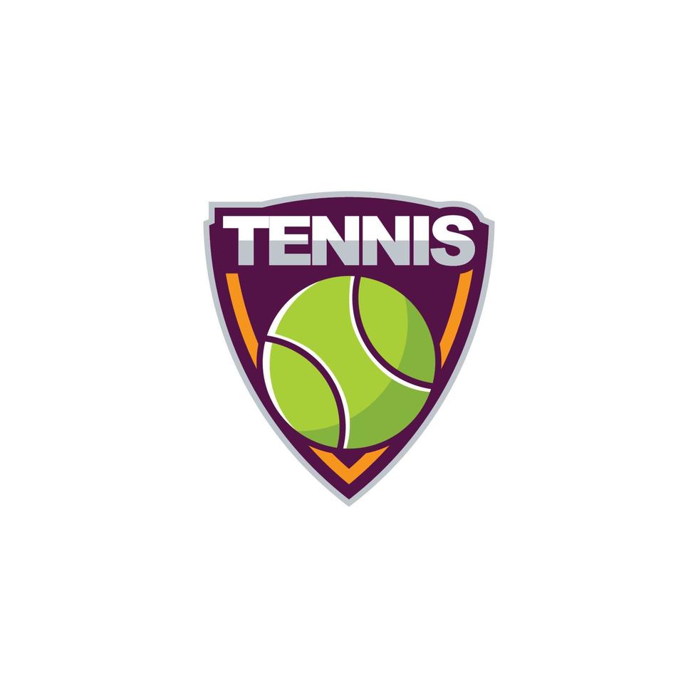 tennis logo sport insigne logo américain sport vecteur