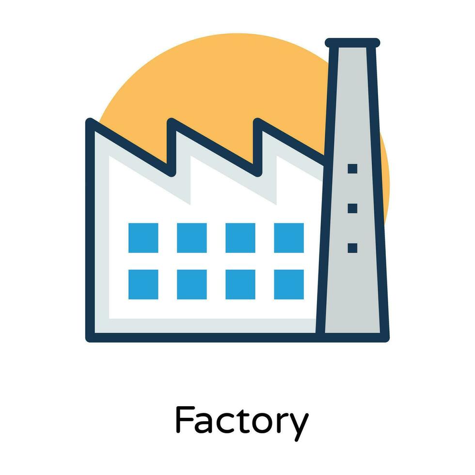 concepts d'usine à la mode vecteur