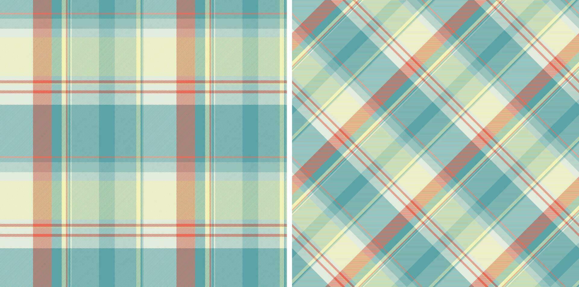 Contexte vecteur tartan de en tissu vérifier plaid avec une sans couture texture modèle textile.