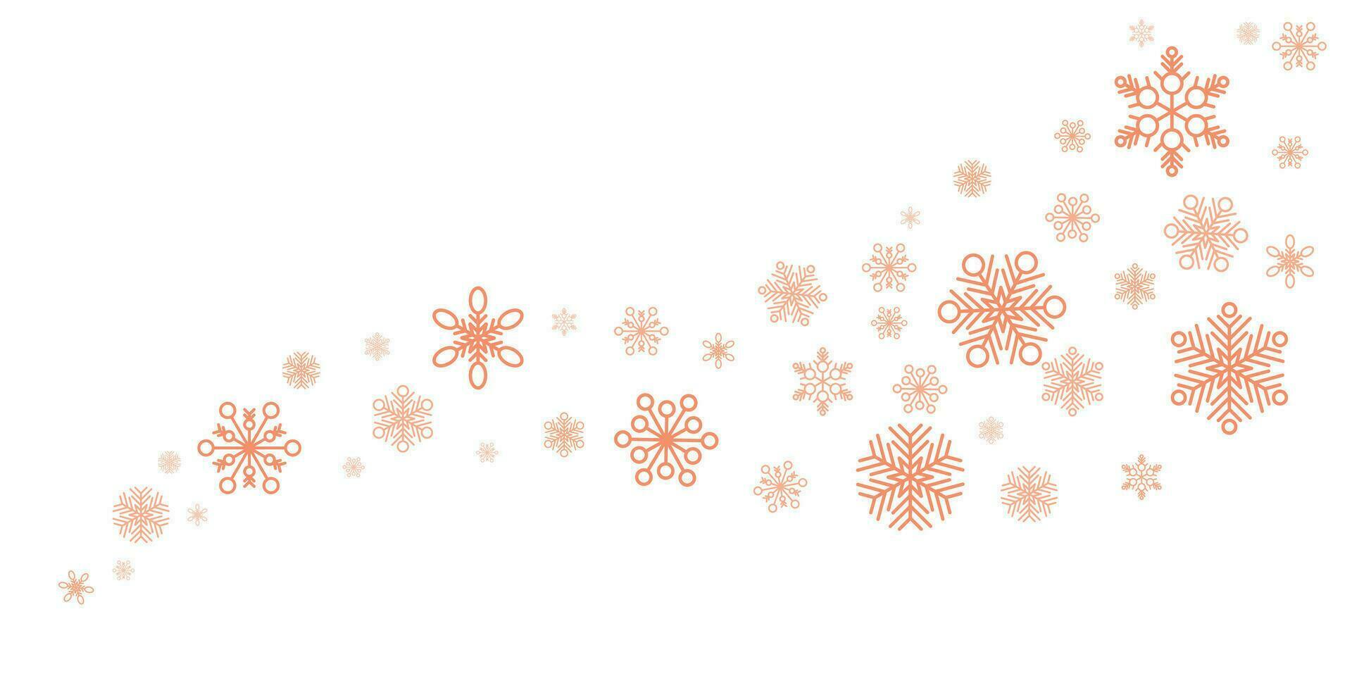 hiver et Noël Contexte vecteur conception avec flocons de neige