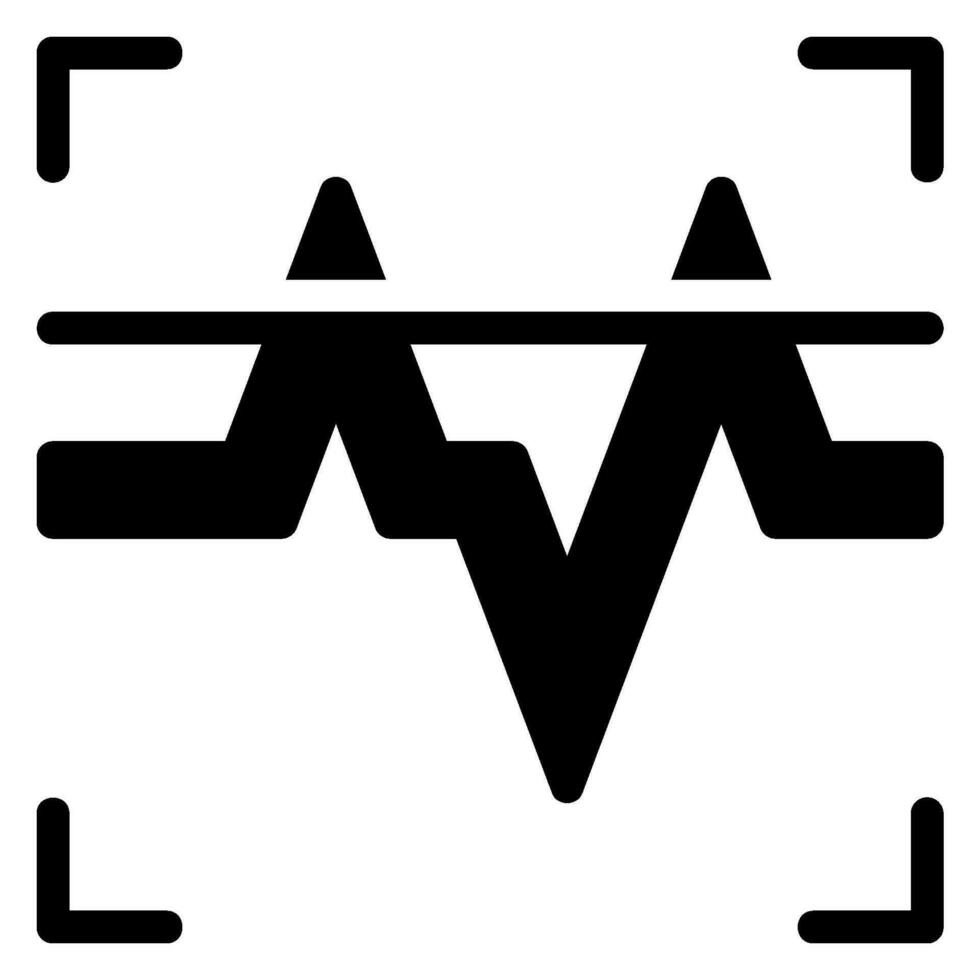 identifier l'icône de glyphe vecteur