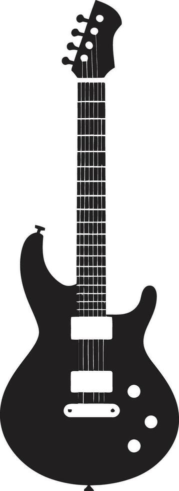 musical mélange guitare emblème vecteur art grattage sérénité guitare logo conception vecteur