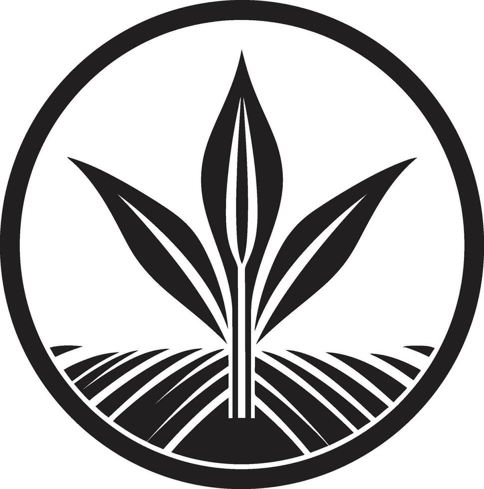 récolte teintes agriculture emblème conception agraire héritage agriculture logo vecteur graphique