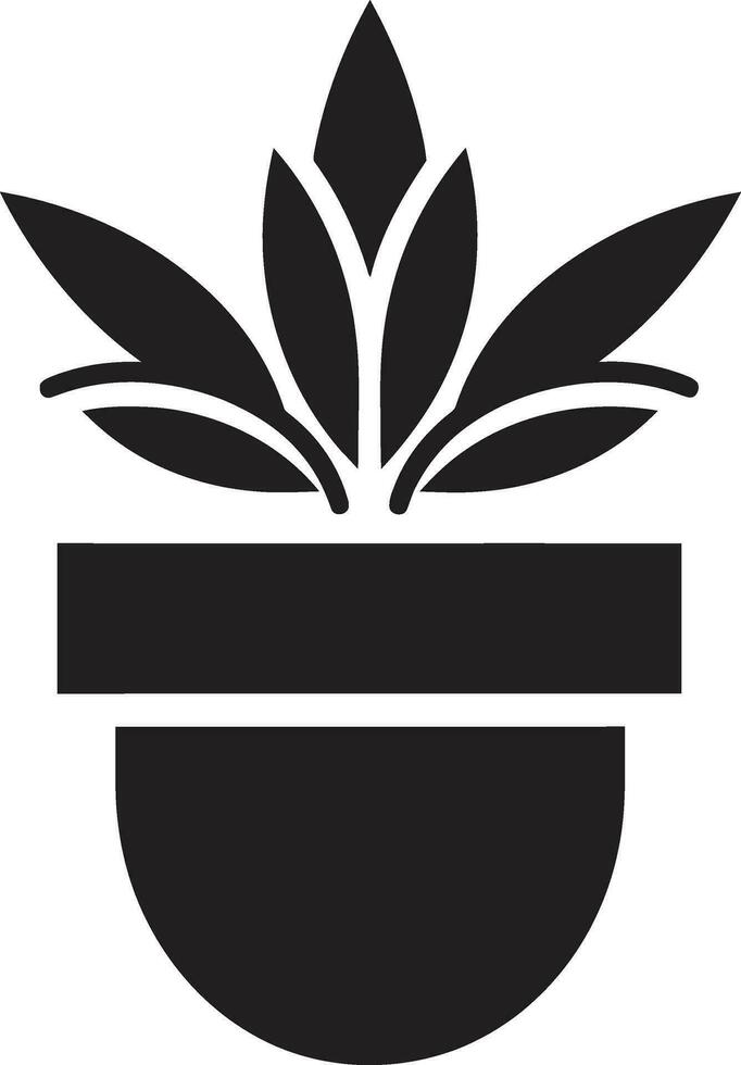 feuillu héritage logo vecteur icône luxuriant la vie plante emblème conception