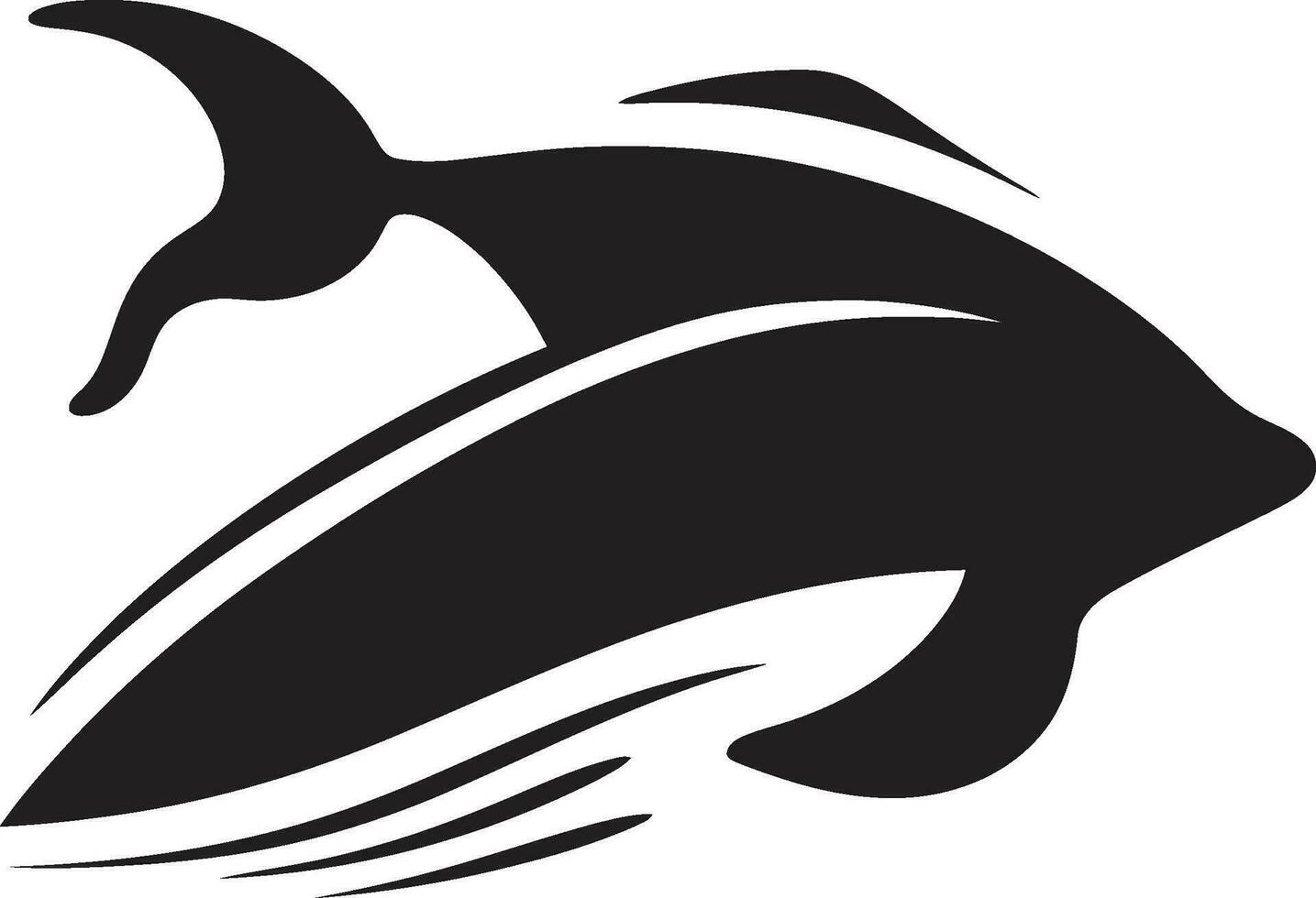 océanique ovation logo vecteur icône côtier cadence baleine emblème conception