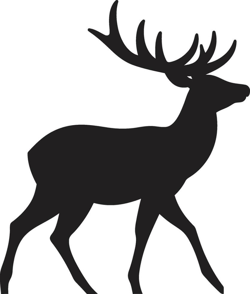 cerf splendeur cerf tête icône conception forêt majesté cerf tête logo vecteur conception