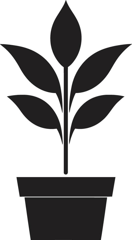 feuillu héritage logo vecteur icône luxuriant la vie plante emblème conception