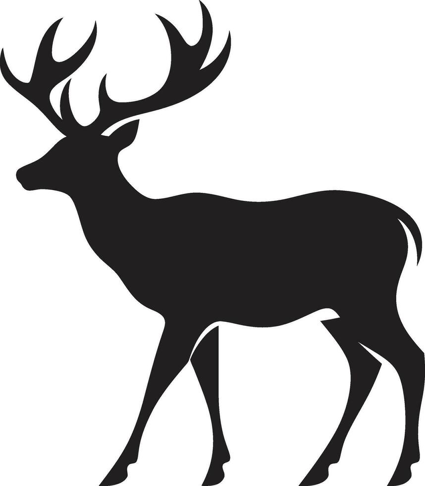 natures majesté cerf tête logo conception icône région sauvage icône cerf tête vecteur symbole