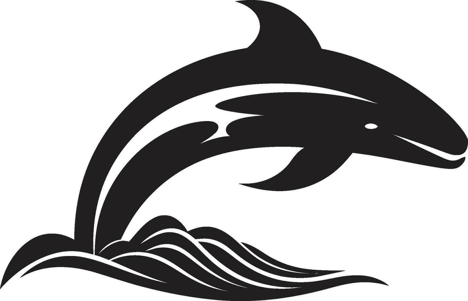 maritime muse logo vecteur icône aquatique hymne baleine emblème conception