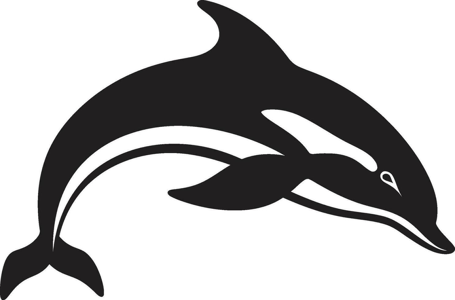tranquille les marées iconique baleine vecteur océanique opulence baleine logo conception