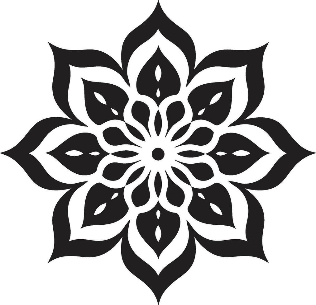 tranquille tondo logo de mandala harmonie Halo mandala vecteur conception