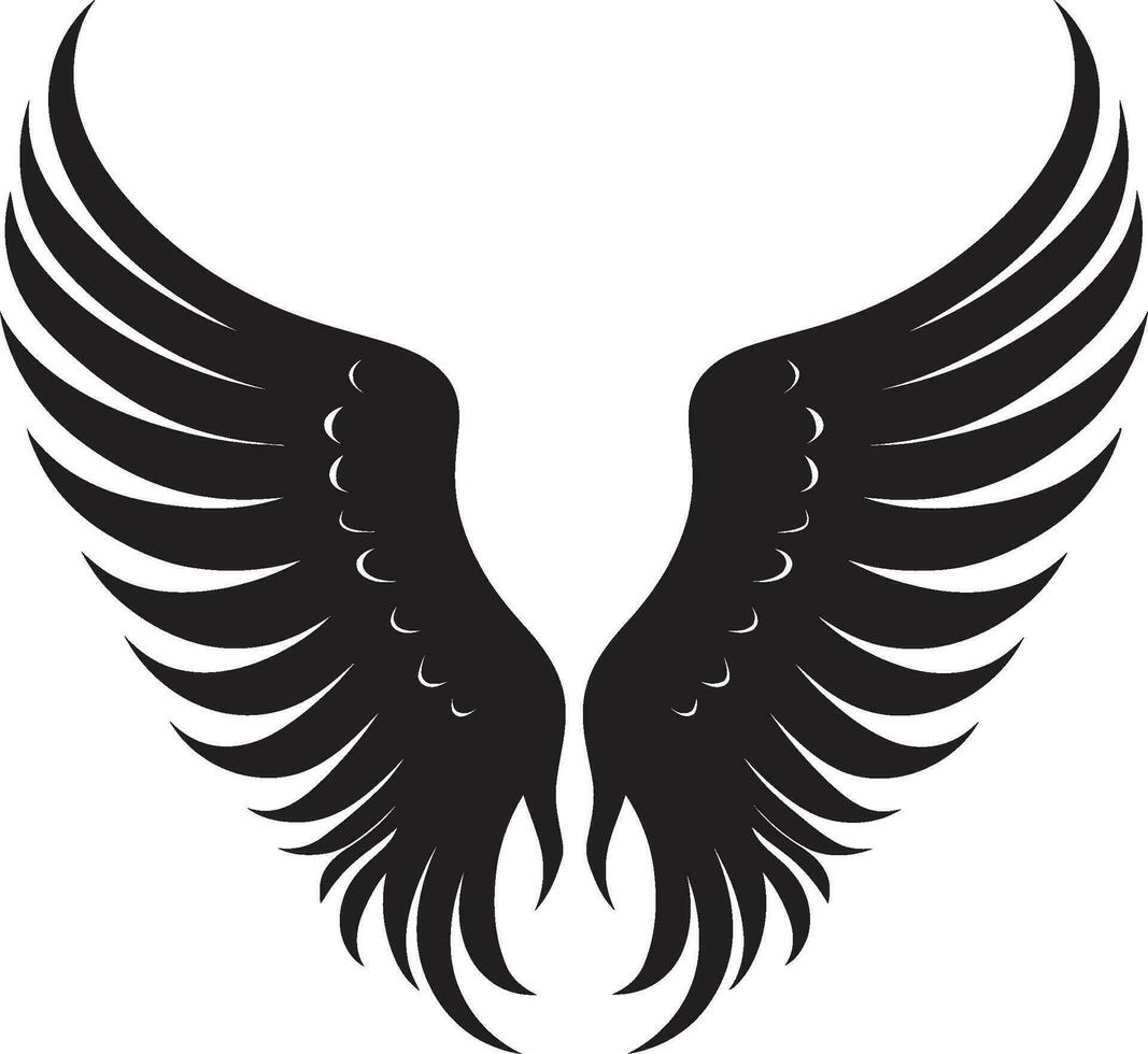 angélique aura ailes logo vecteur gracieux Gardien angélique icône
