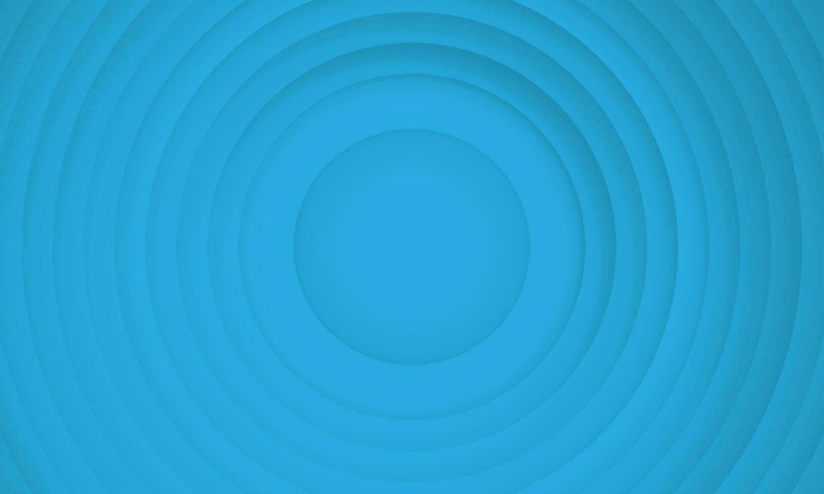abstrait cercle couches texture sur bleu Contexte avec ombre. vecteur