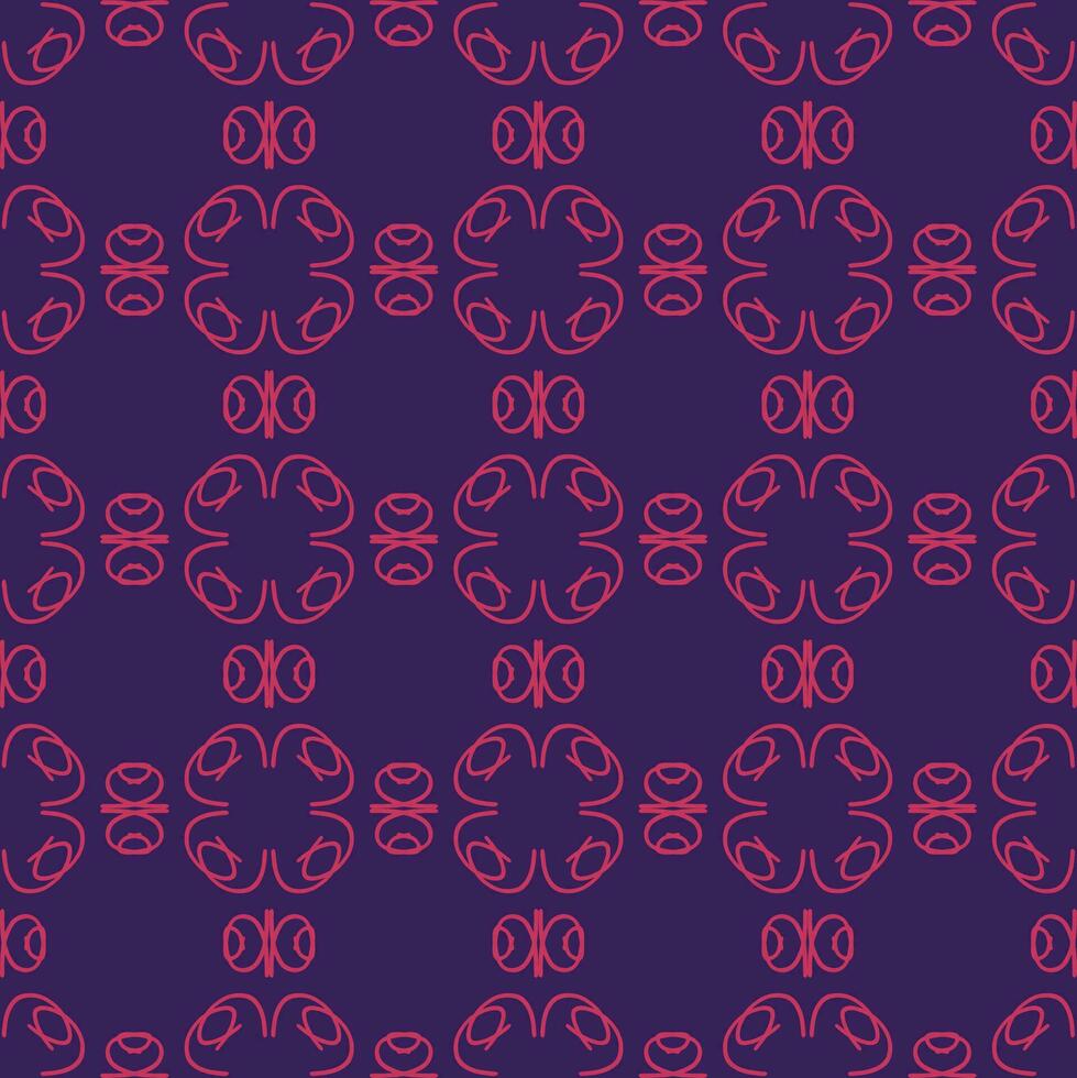 violet magenta violet lavande mandala floral Créatif sans couture modèle conception Contexte vecteur illustration