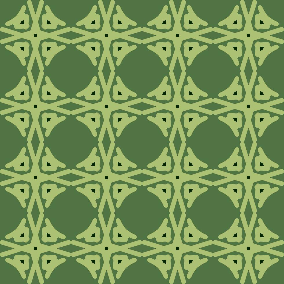 vert olive mandala art sans couture modèle floral Créatif conception Contexte vecteur illustration