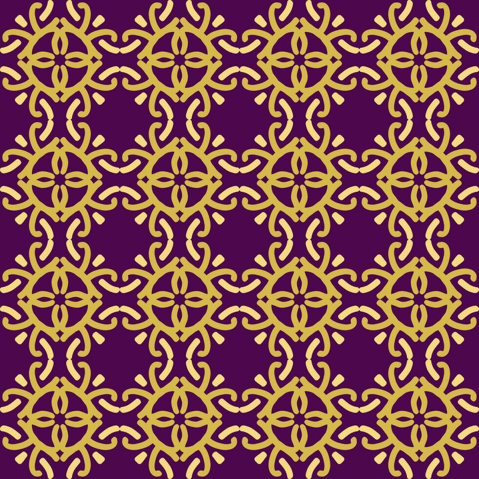 violet violet Jaune mandala art sans couture modèle floral Créatif conception Contexte vecteur illustration