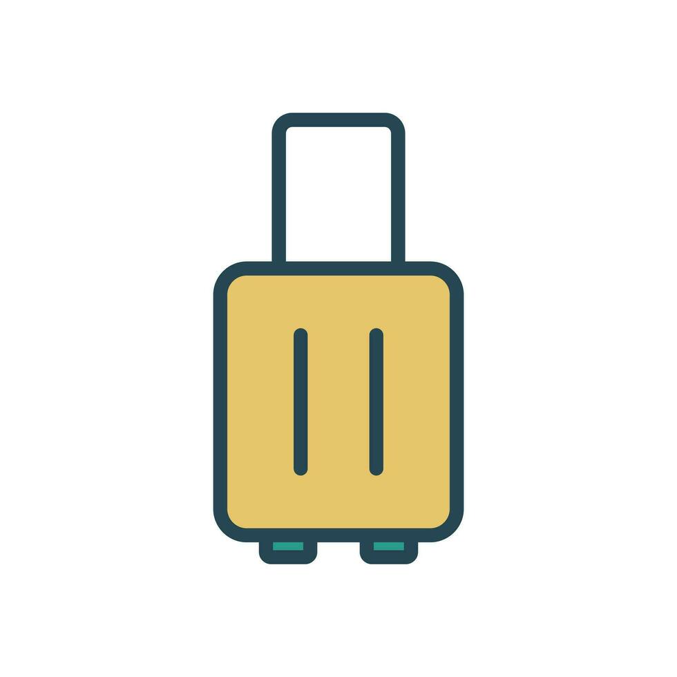 modèle de conception d'icône de valise vecteur