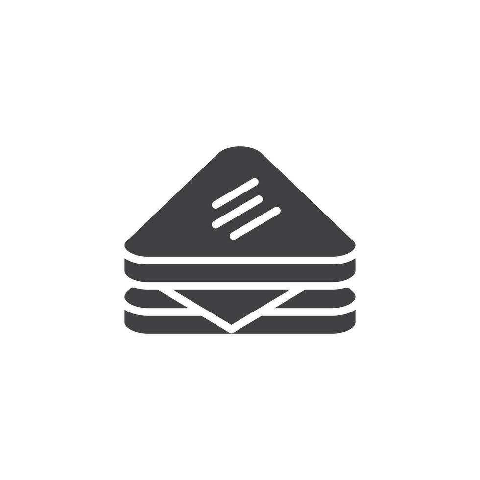 sandwich icône. signe pour mobile concept et la toile conception. contour vecteur icône. symbole, logo illustration. vecteur graphique.