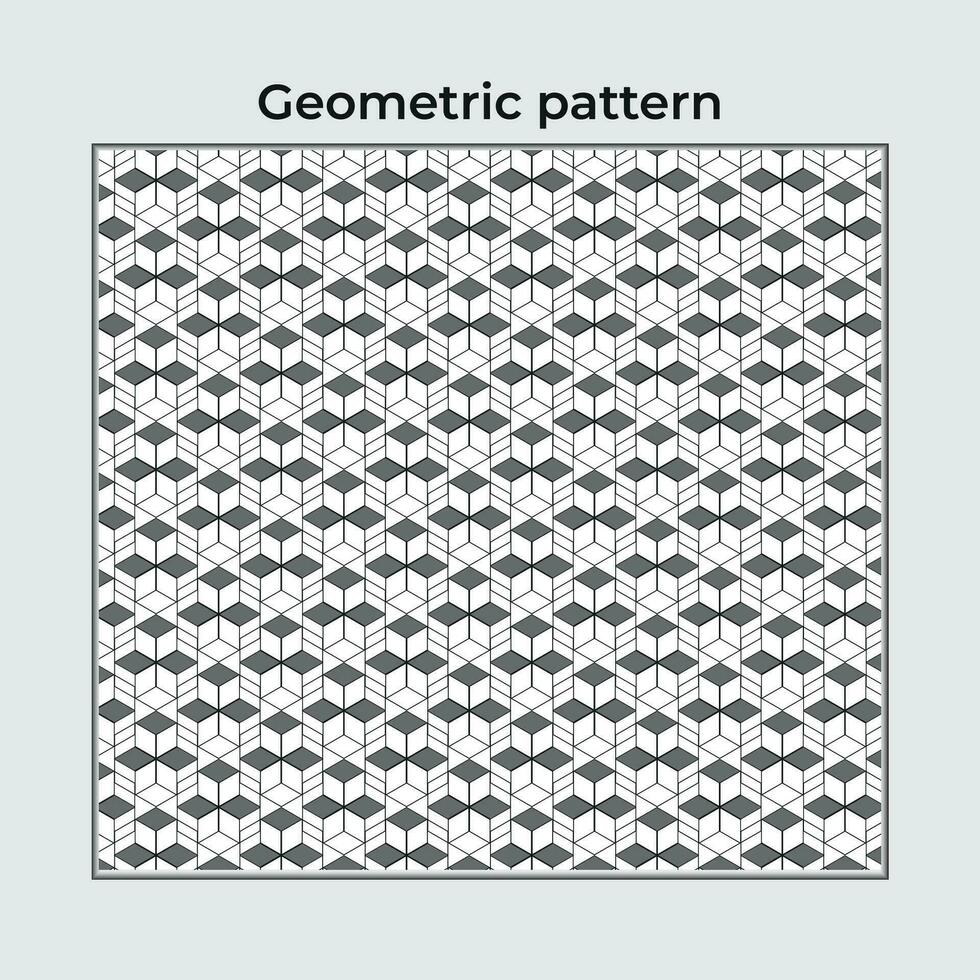 modèle Facile géométrique Contexte avec élégant motifs vecteur