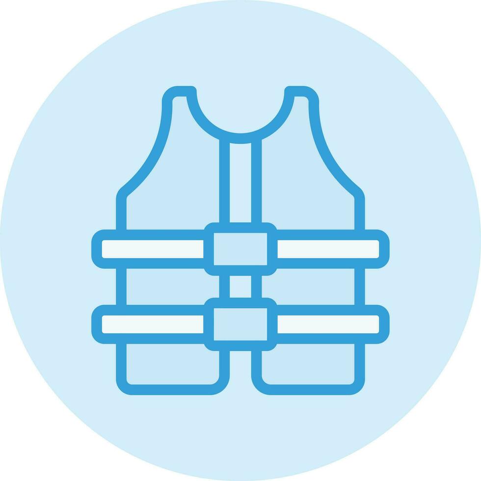 illustration de conception d'icône de vecteur de gilet de sauvetage