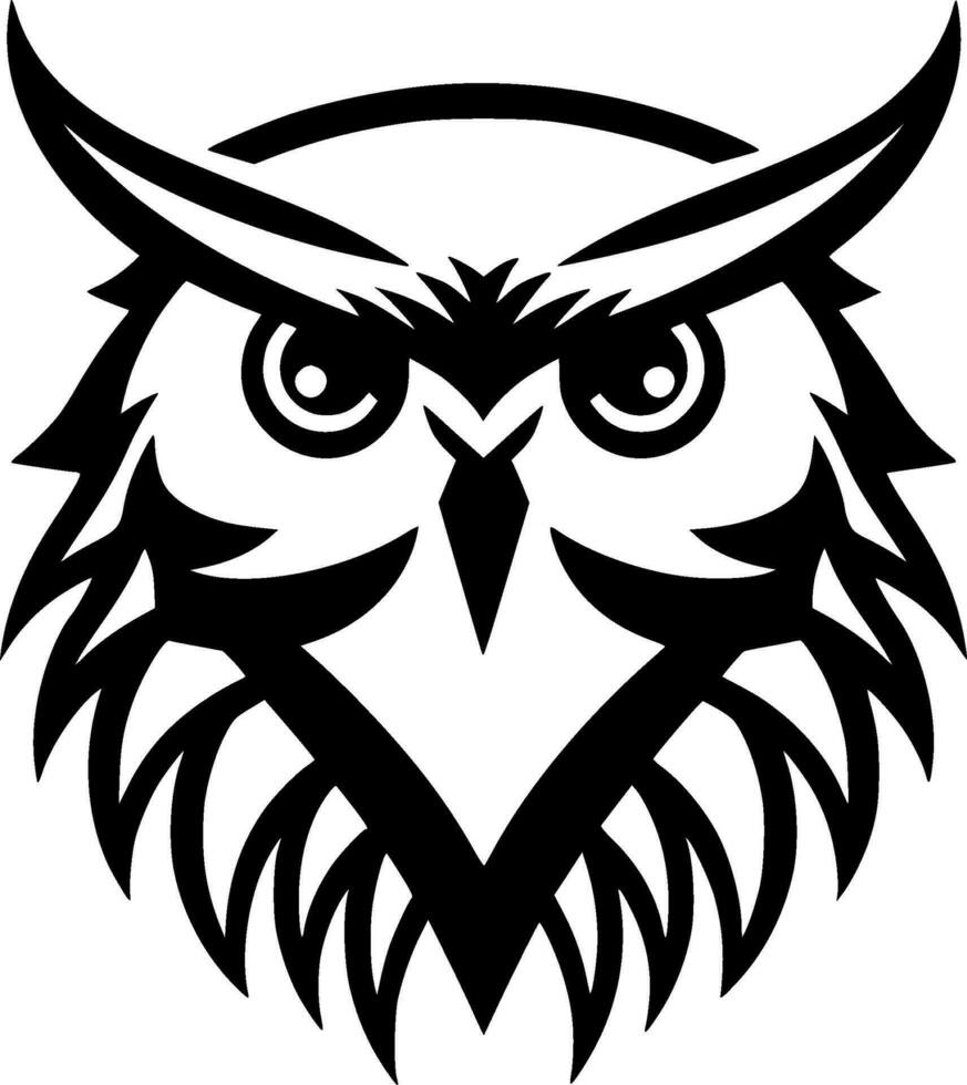 hibou - haute qualité vecteur logo - vecteur illustration idéal pour T-shirt graphique