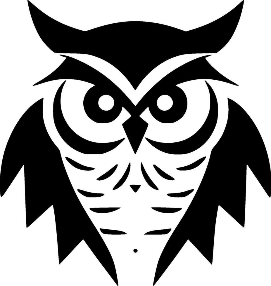 hibou - haute qualité vecteur logo - vecteur illustration idéal pour T-shirt graphique