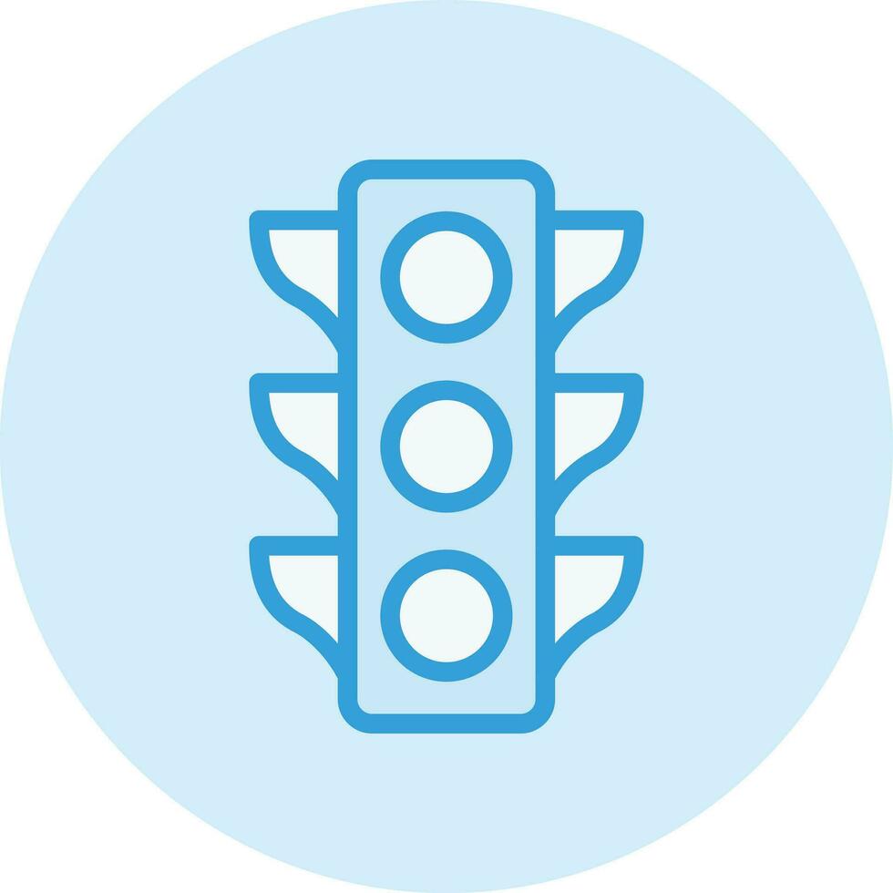 illustration de conception d'icône de vecteur de feu de circulation
