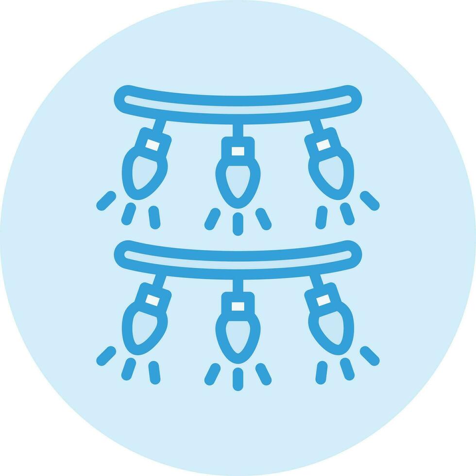 illustration de conception d'icône de vecteur de guirlande