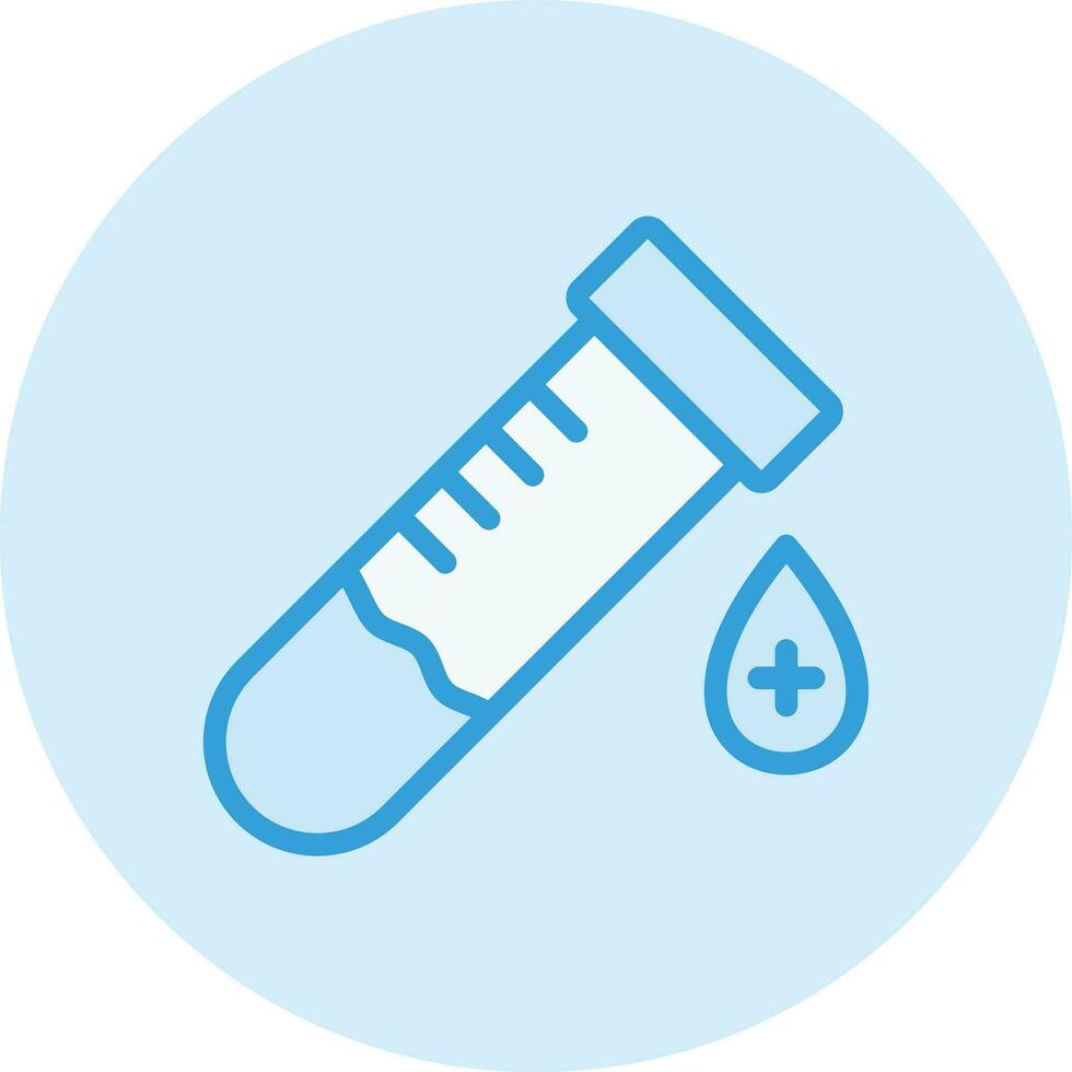 illustration de conception d'icône de vecteur d'échantillon de sang