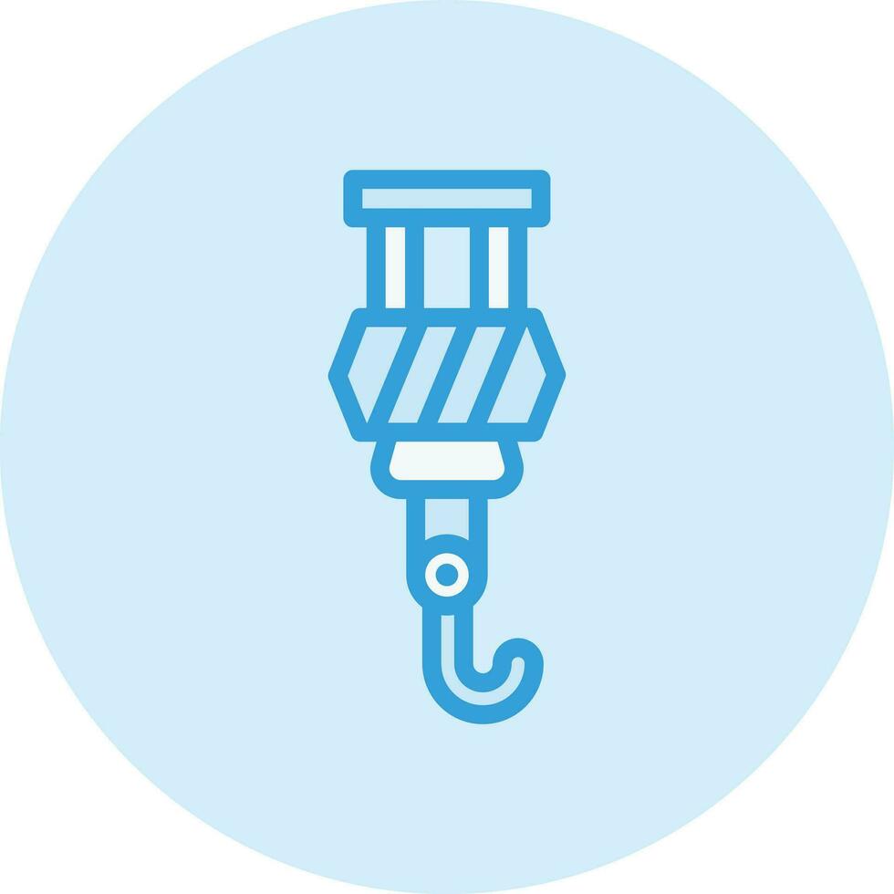 illustration de conception d'icône de vecteur de crochet de grue