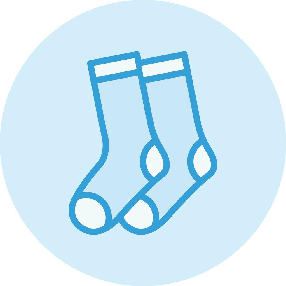 illustration de conception icône vecteur chaussettes