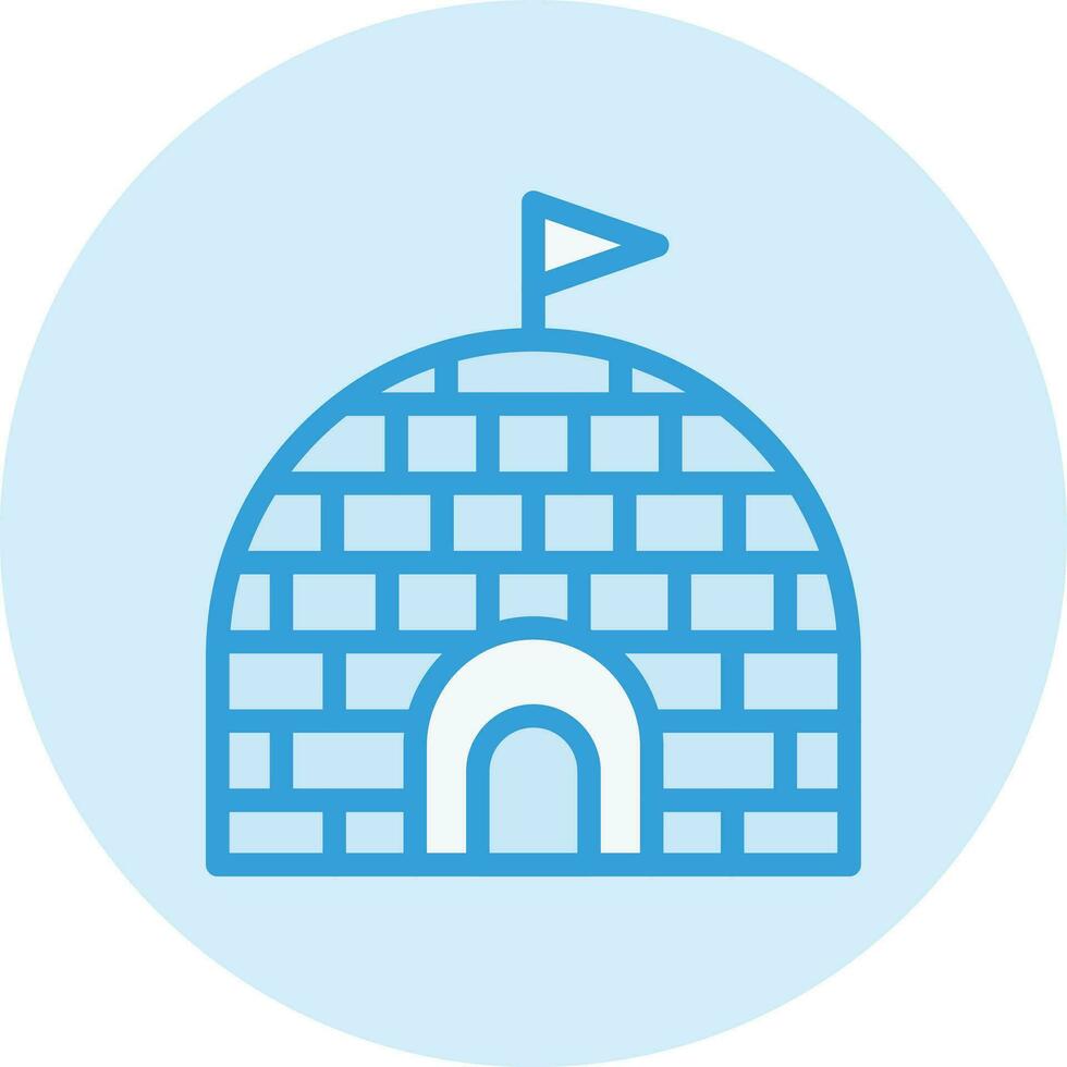 illustration de conception icône vecteur igloo