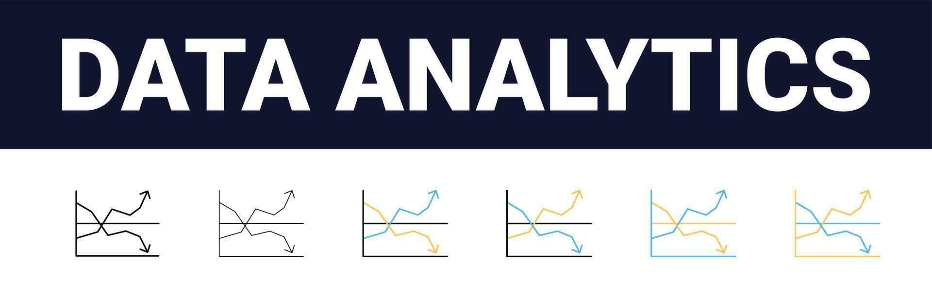 précision connaissances rationalisé la toile Icônes pour Les données analyse, statistiques, et analytique minimaliste contour, noir et Couleur remplir collection dans vecteur illustration. calculatrice, données, base de données,